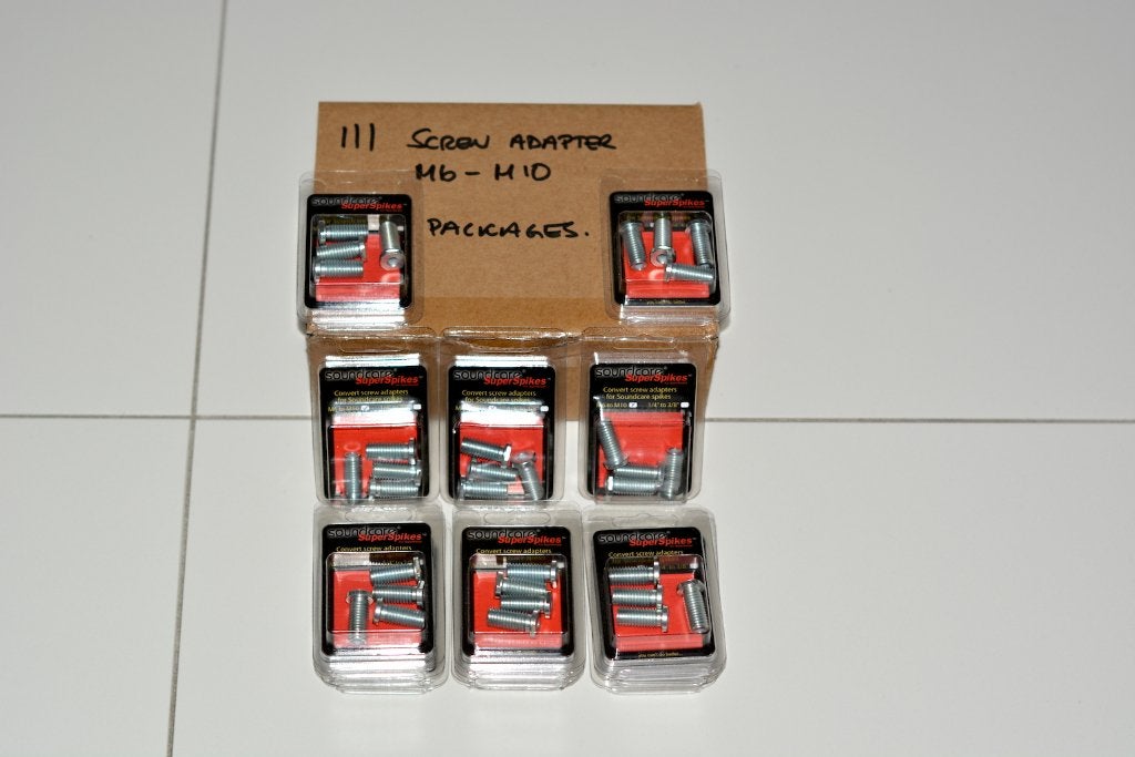 Soundcare SuperSpikes schroef Adapters M6 - M10, Overige merken, Overige typen, Nieuw, Ophalen of Verzenden