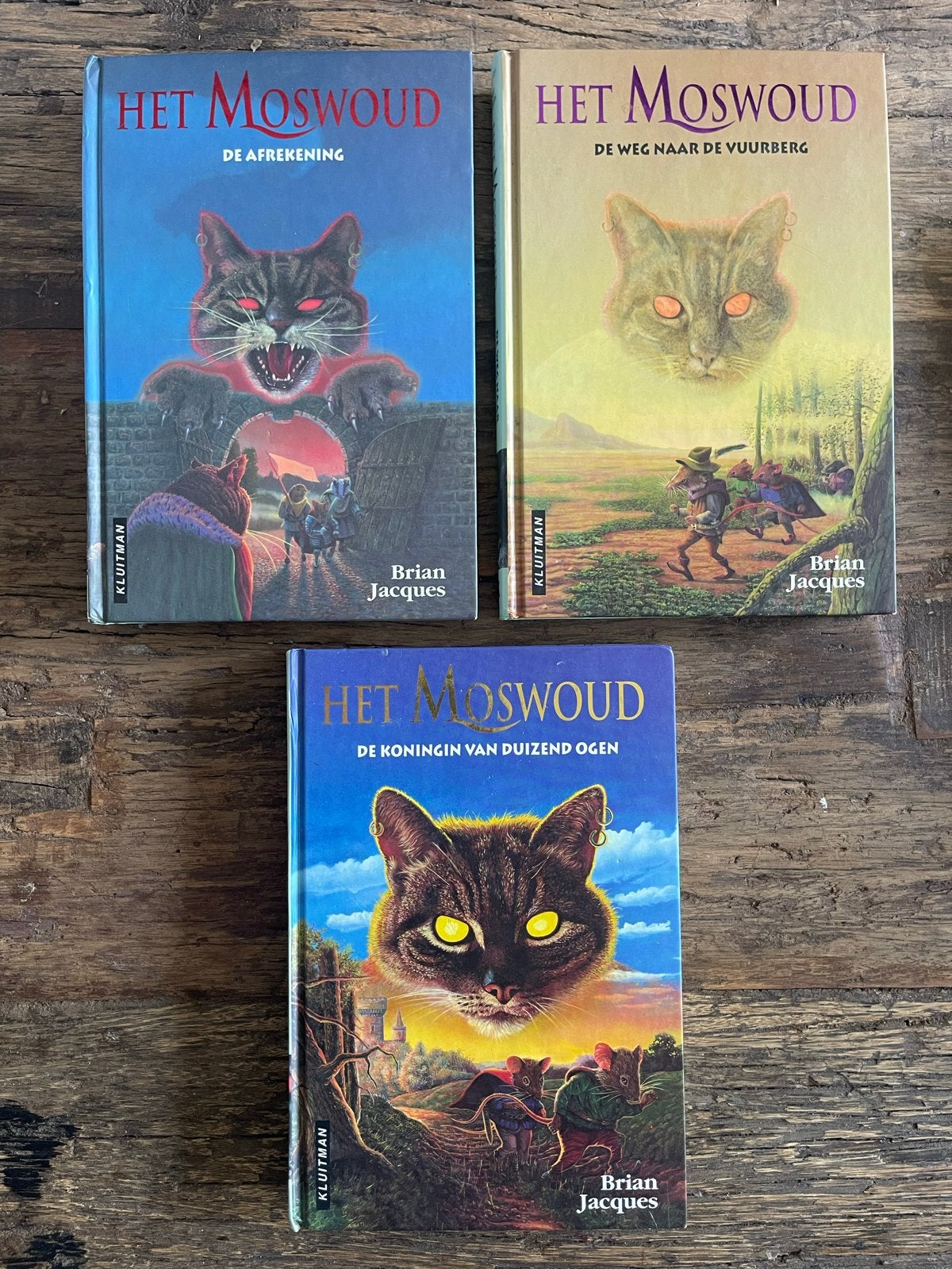 Trilogie Het Moswoud - Brian Jacques (3 boeken), Boeken, Ophalen of Verzenden, Gelezen, Fictie
