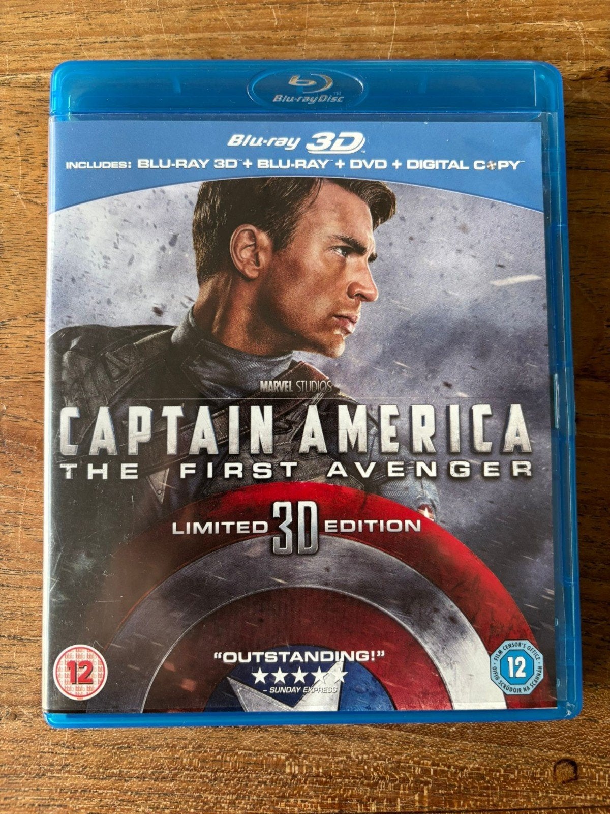 Captain America The First Avenger Limited 3D Editie Blu-Ray, Ophalen of Verzenden, Zo goed als nieuw