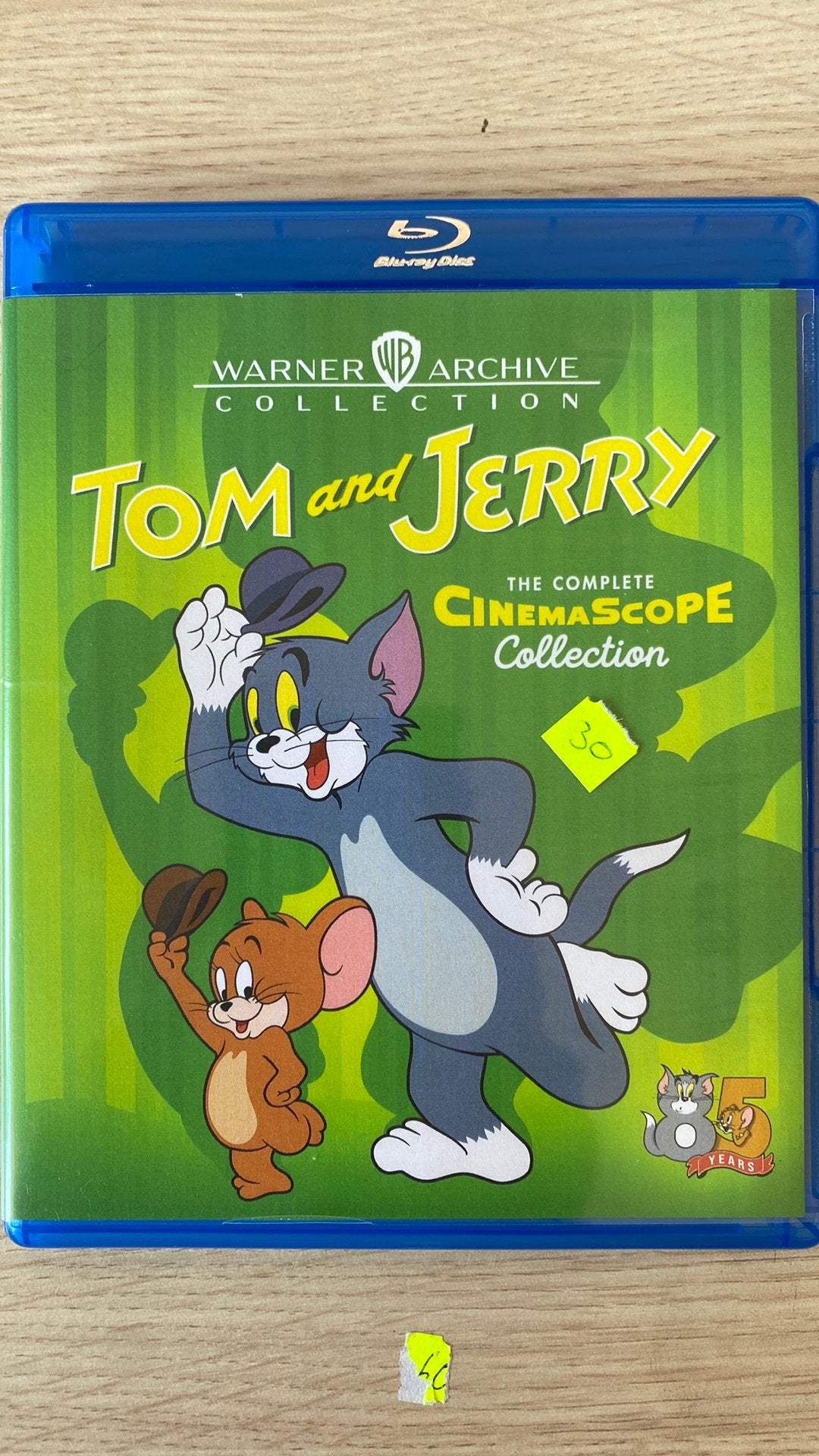 Tom and jerry blu ray cinemascope collection, Ophalen of Verzenden, Zo goed als nieuw, Tekenfilms en Animatie