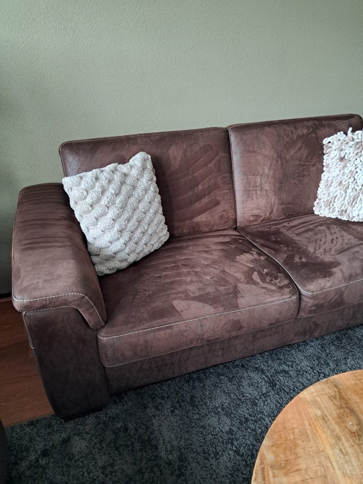 Te koop Bankstel, Ophalen, Zo goed als nieuw, 75 tot 100 cm, Stof