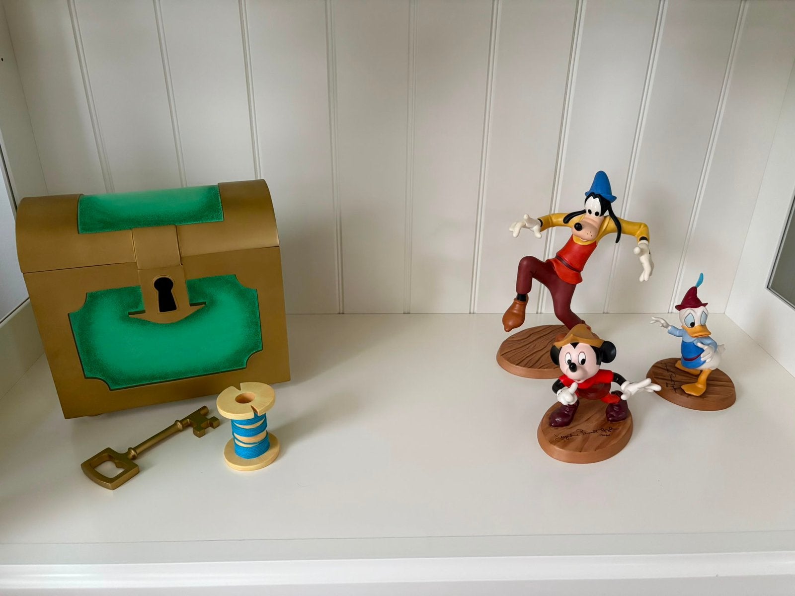 WDCC Beeldjes: Mickey and the beanstalk, Verzamelen, Disney, Ophalen of Verzenden, Donald Duck, Zo goed als nieuw, Beeldje of Figuurtje