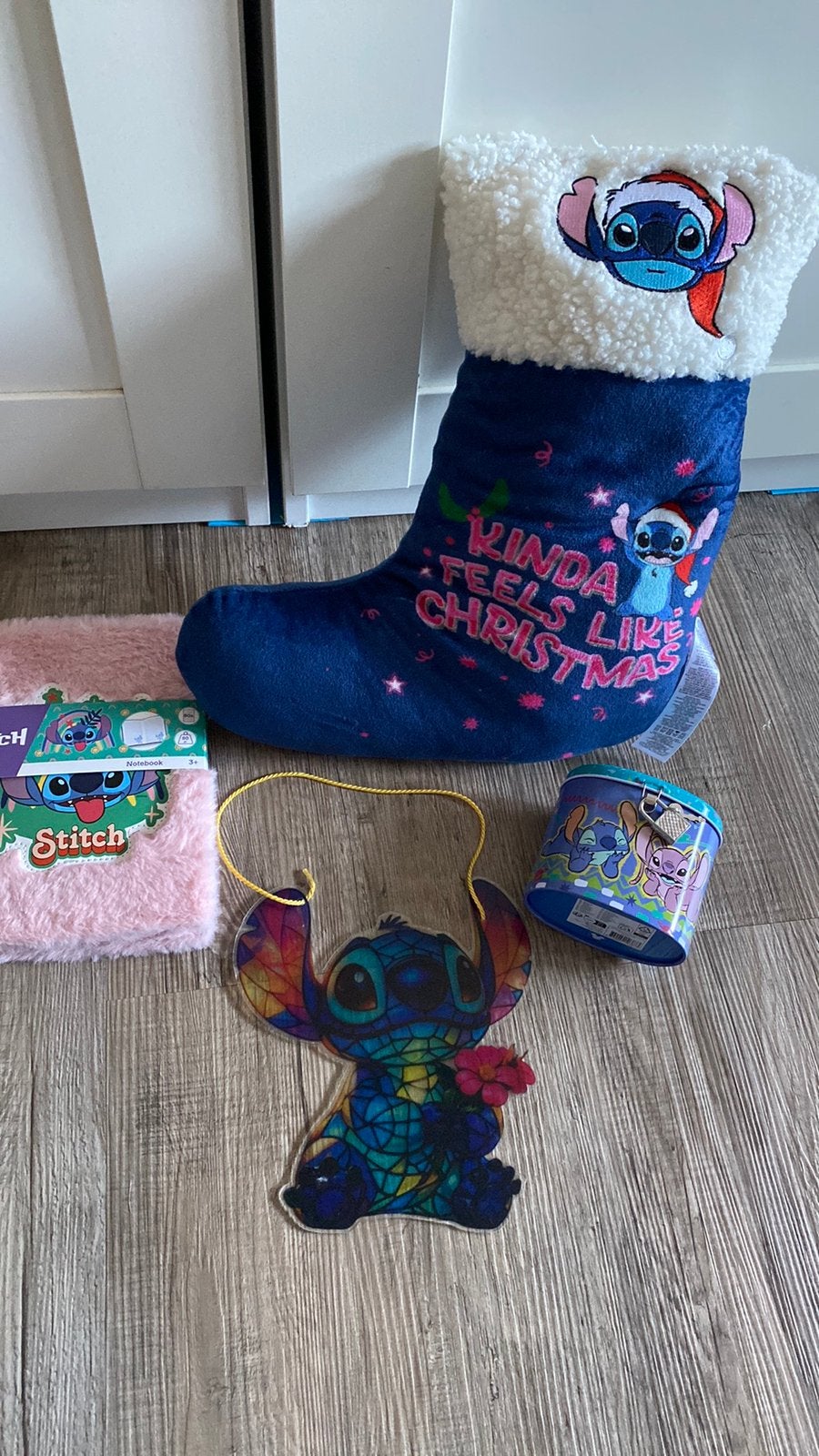 Stitch spullen, Ophalen, Zo goed als nieuw