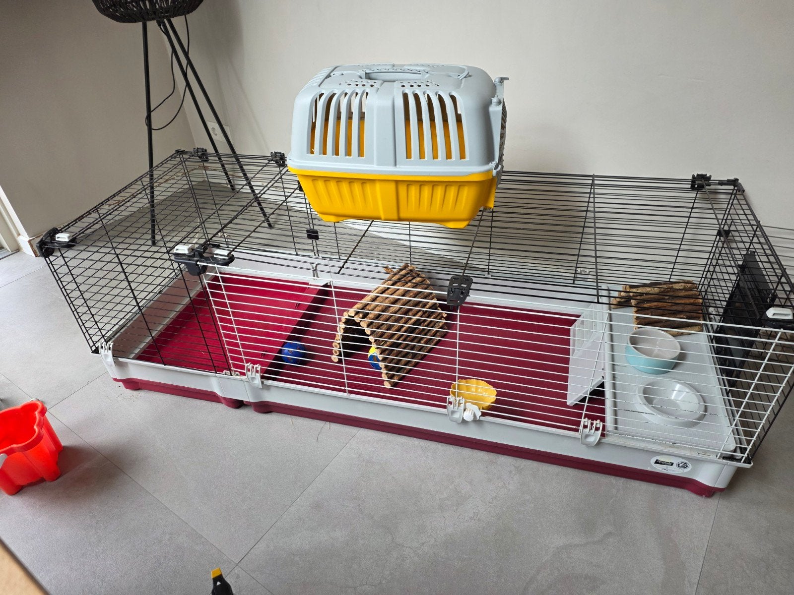 Ferplast Konijnenkooi, Dieren en Toebehoren, Knaagdieren en Konijnen | Hokken en Kooien, Kooi, 110 cm of meer, Konijn, Ophalen