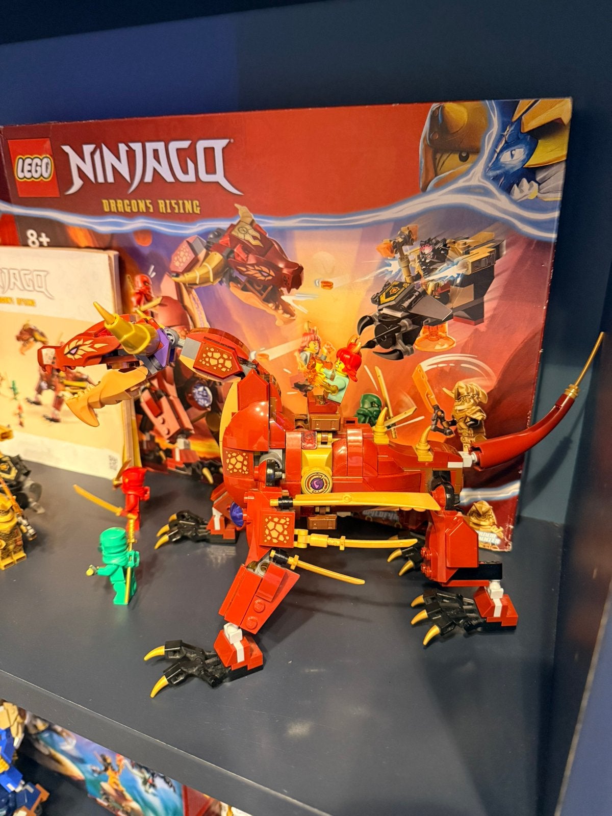LEGO Ninjago Heatwave transformerende lavadraak 71793, Gebruikt, Inclusief instructies, Lego, Ophalen of Verzenden