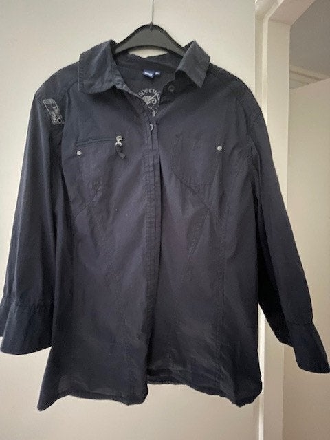 Cecil dames blouse maat 42 donkerblauw, Kleding | Dames, Ophalen of Verzenden, Zo goed als nieuw, Maat 42/44 (L), Blauw