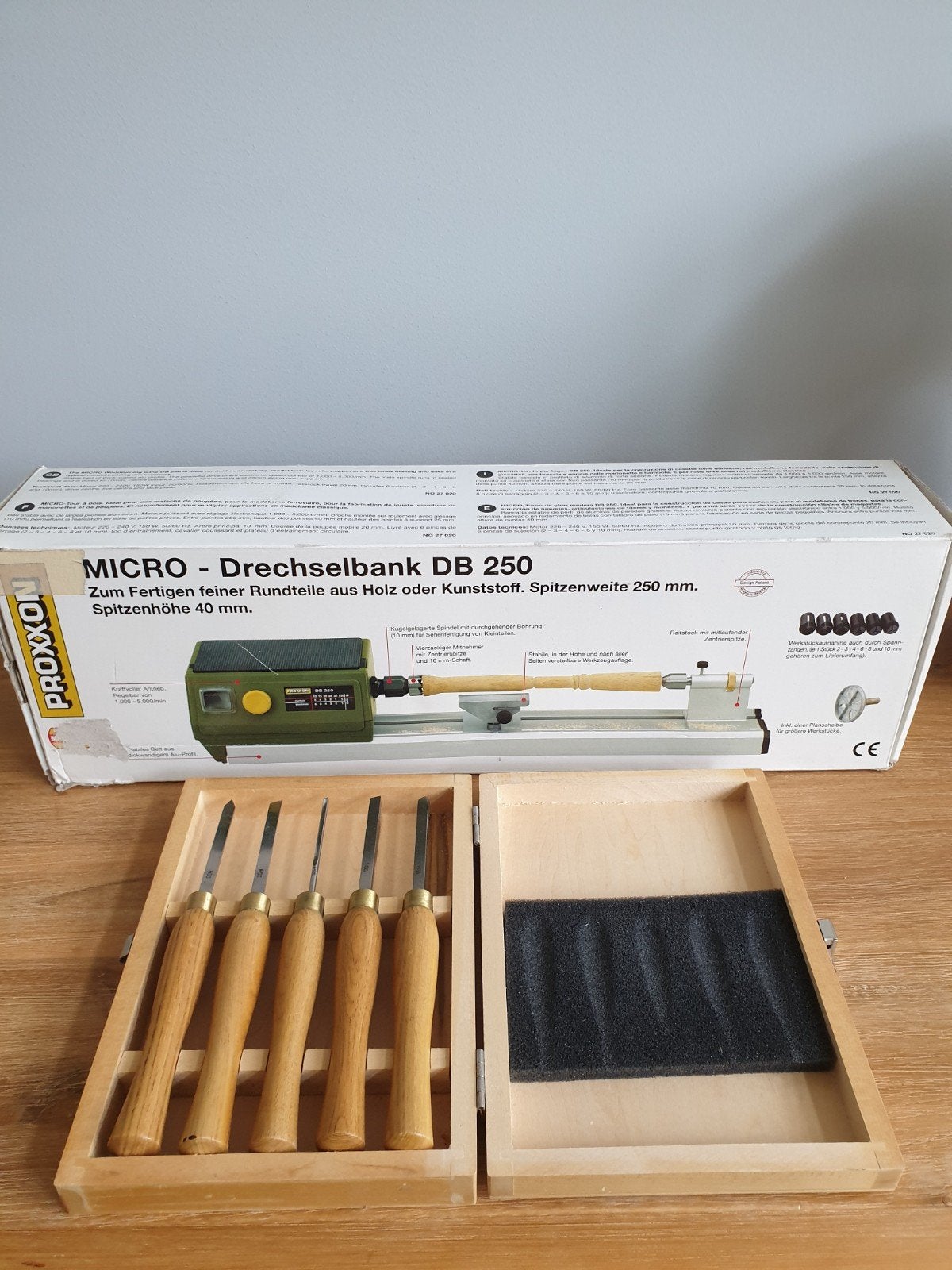 Proxxon Micro Houtdraaibank DB 250, Ophalen, Gebruikt