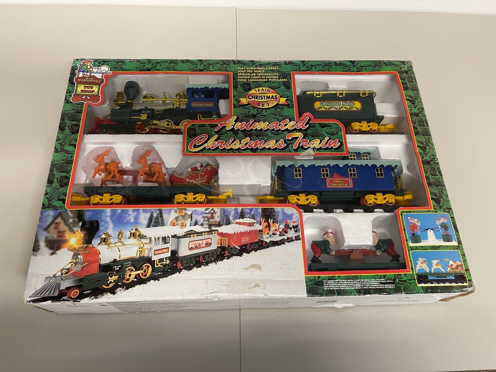 Christmas Train Set - Kersttrein met geluid groot model, Diversen, Ophalen of Verzenden, Gebruikt