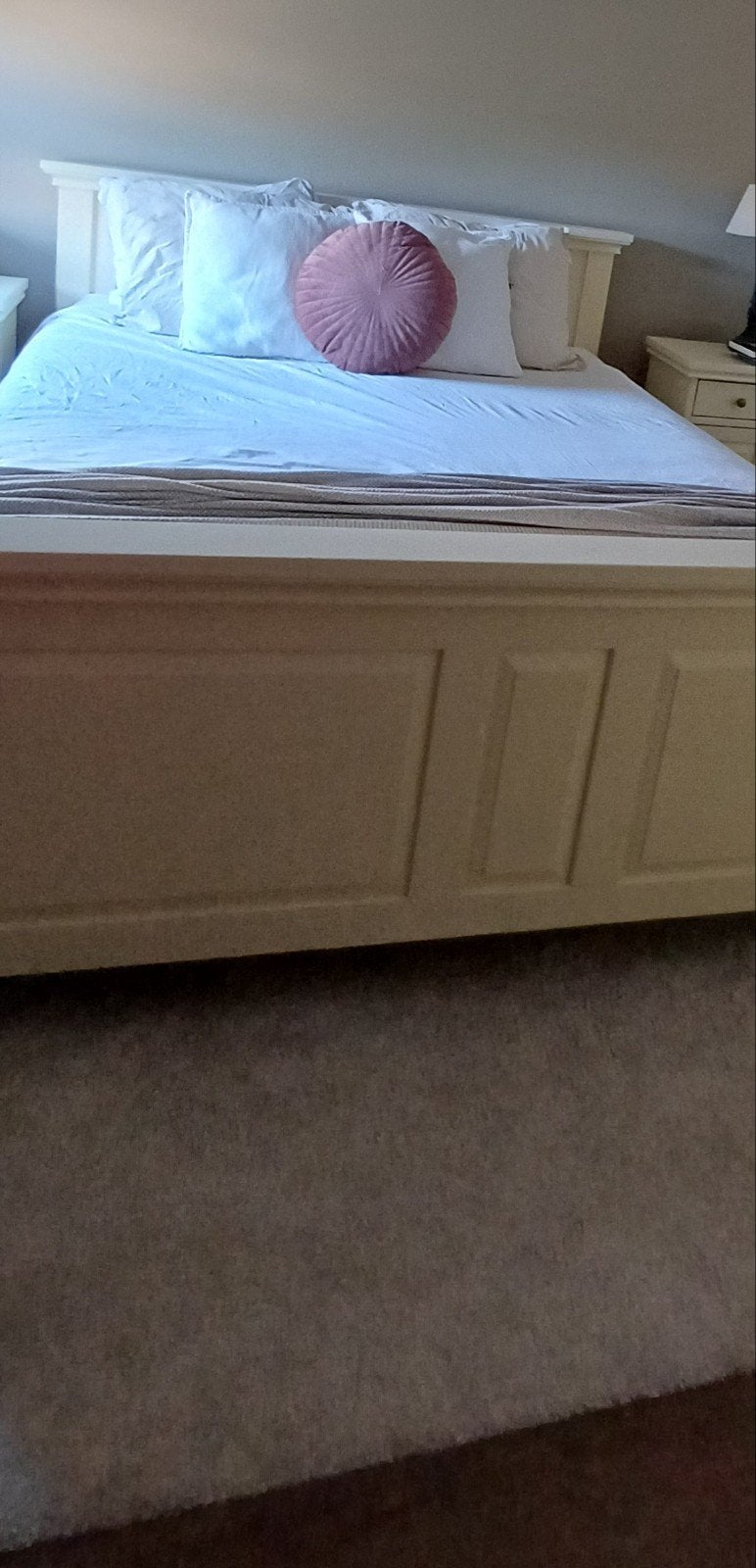 Tweepersoons ledikant, bed 160x200 cm, Huis en Inrichting, Ophalen, Gebruikt, Tweepersoons, Hout
