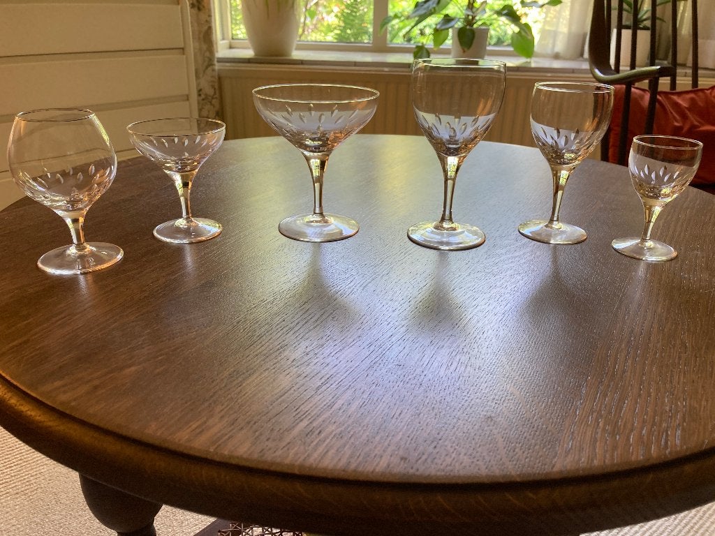 antiek glasservies, Antiek en Kunst, Antiek | Glas en Kristal, Ophalen
