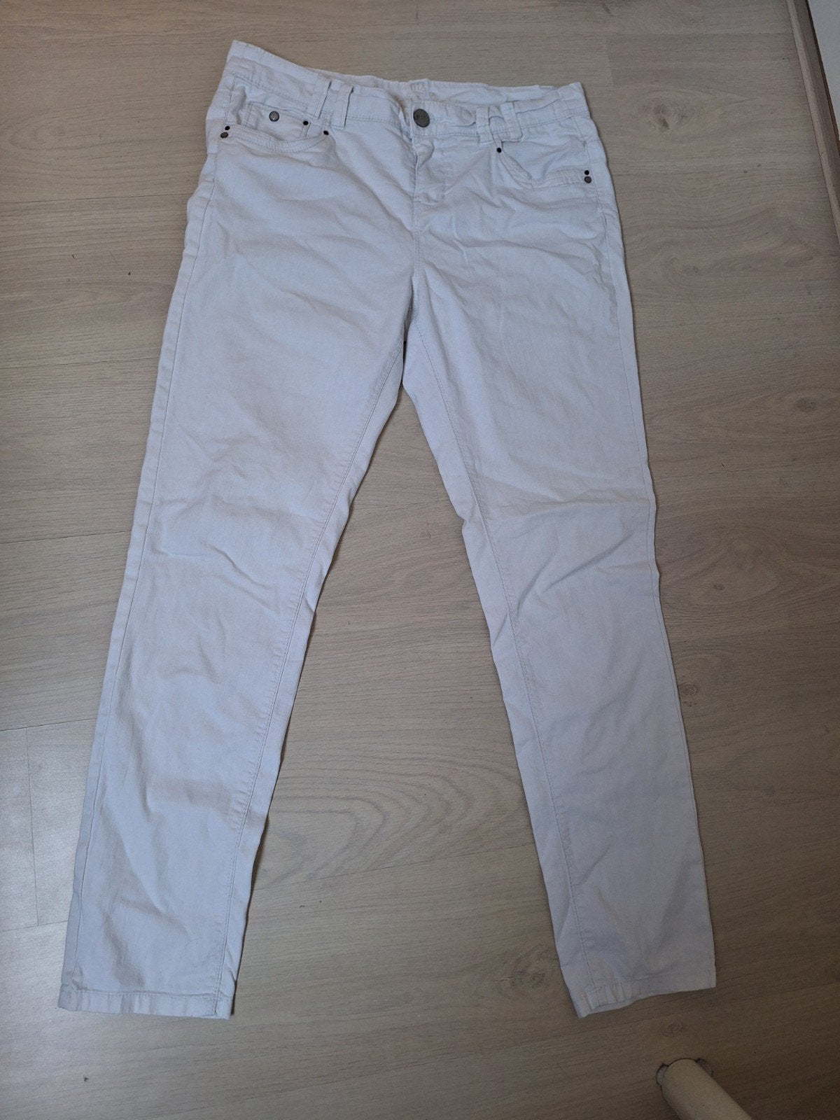 Witte broek MS Mode maat 42, Wit, Maat 42/44 (L), Ophalen of Verzenden, Zo goed als nieuw