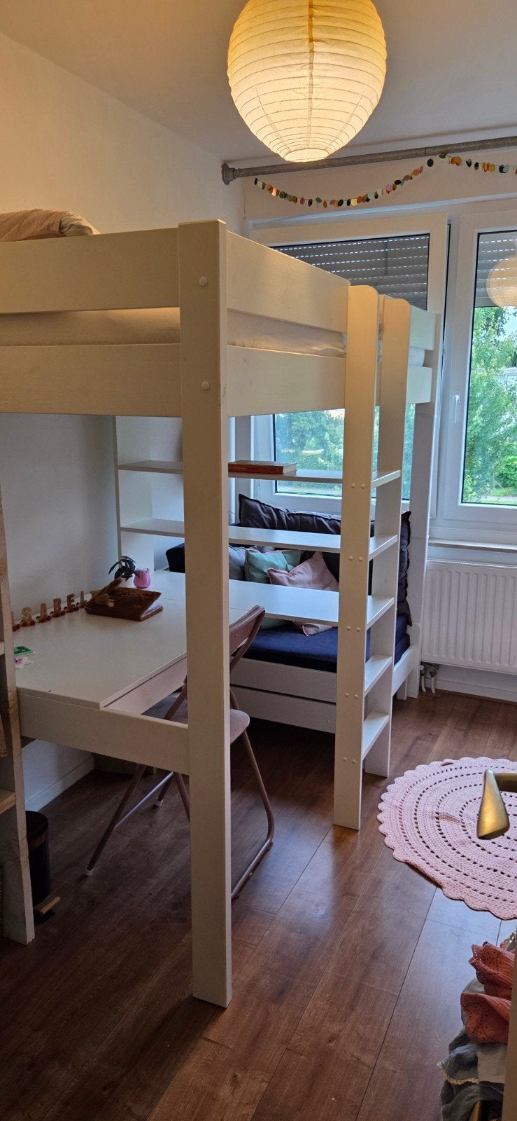 hoogslaper Robin met extra bed en burea, Huis en Inrichting, Zo goed als nieuw, Minder dan 100 cm, 25 tot 50 cm, 50 tot 100 cm