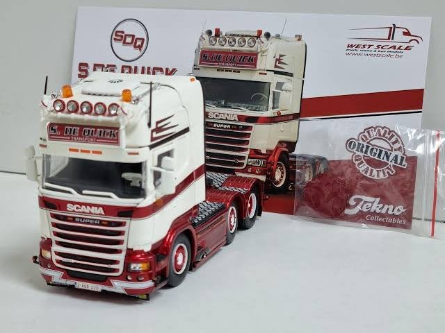 Tekno S.deQuick Scania B-keus, Ophalen of Verzenden, Zo goed als nieuw, Bus of Vrachtwagen, Tekno