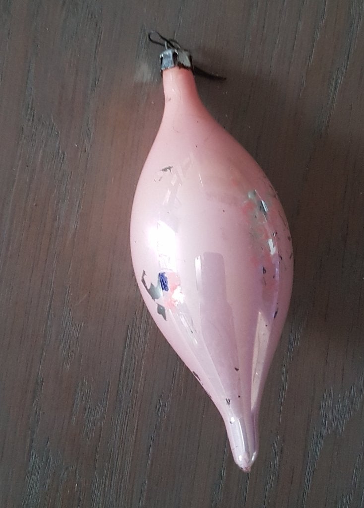 Antieke kerstbal type drup, Ophalen of Verzenden