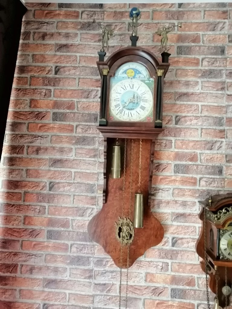 Een goedwerkende frisse lange startklok,90 cm lang, Ophalen of Verzenden