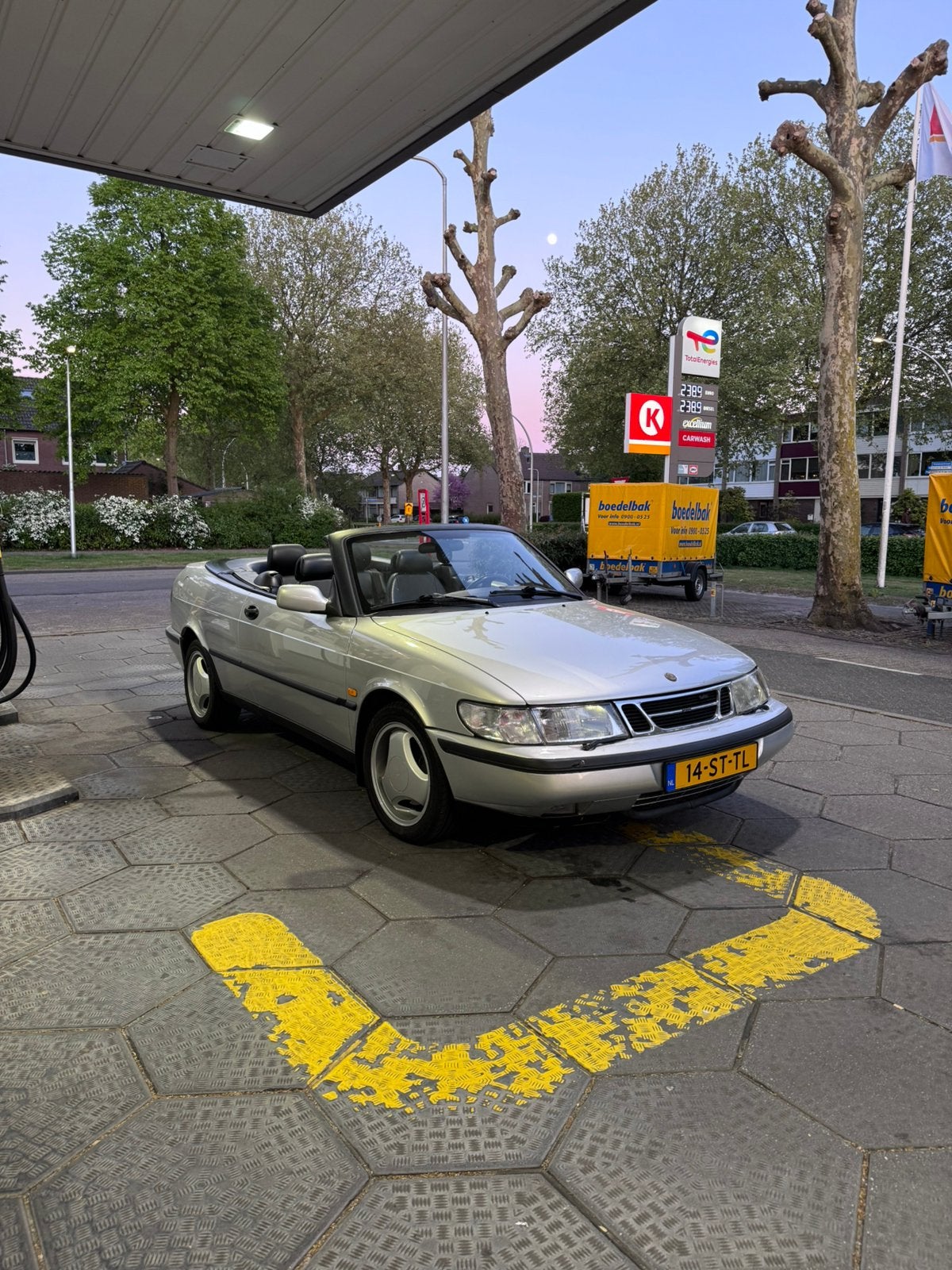 Saab 900 SE Turbo Cabrio 185 PK Talladega, Auto's, Saab, 730 kg, Zwart, 4 cilinders, Cabriolet