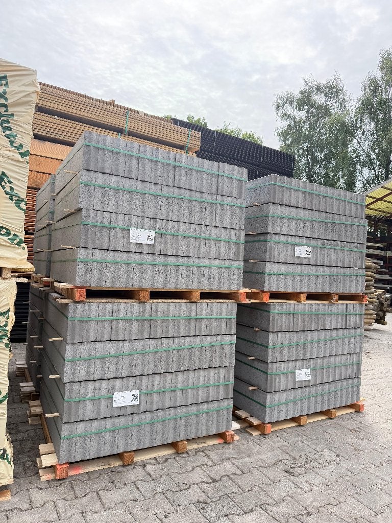 betonband 8x20 Grijs, Ophalen, Overige typen, Nieuw, Minder dan 5 m²