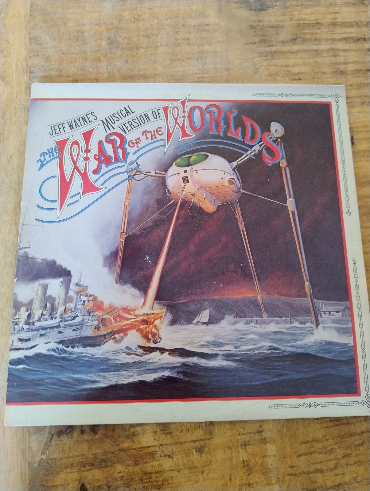 Jeff Wayne's Musical Version of The War of the Worlds LP, Gebruikt, Pop, Dubbel-LP, Ophalen of Verzenden