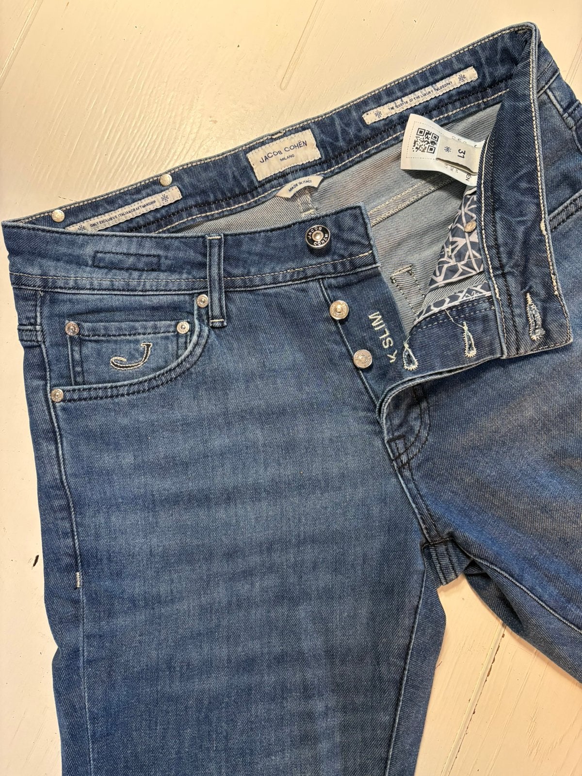 Nieuwe! Jacob Cohen Nick slim maat 31, Ophalen of Verzenden, Nieuw, Blauw