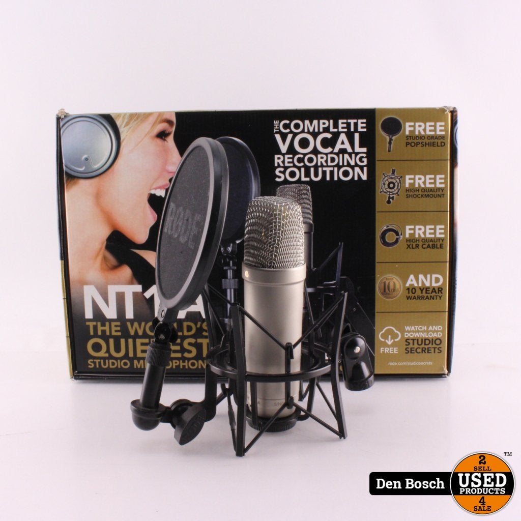 Rode NT1-A Complete Vocal Recording | In doos | A-Grade, Muziek en Instrumenten, Microfoons, Rode, Gebruikt, Support@rode.com