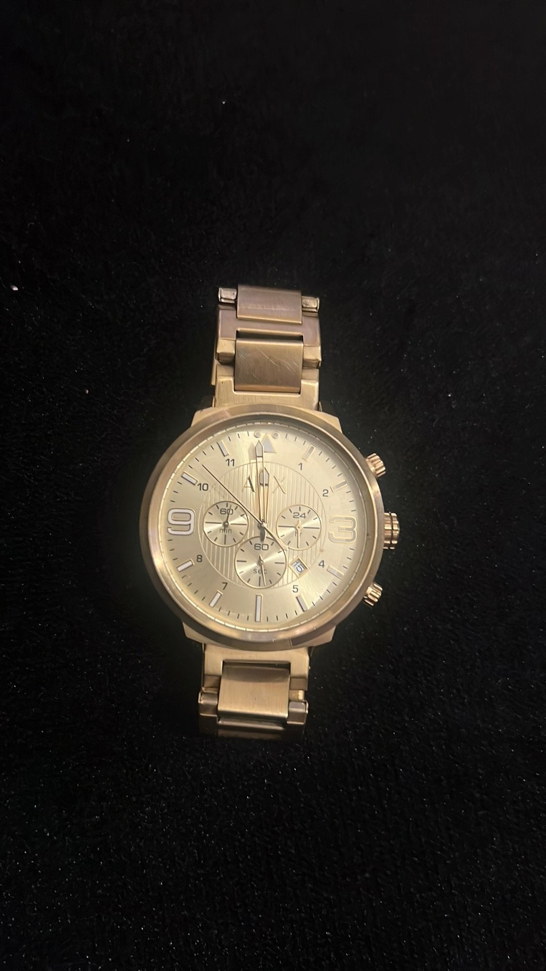 Armani horloge AX 1368, Ophalen of Verzenden, Zo goed als nieuw, Staal, Overige merken