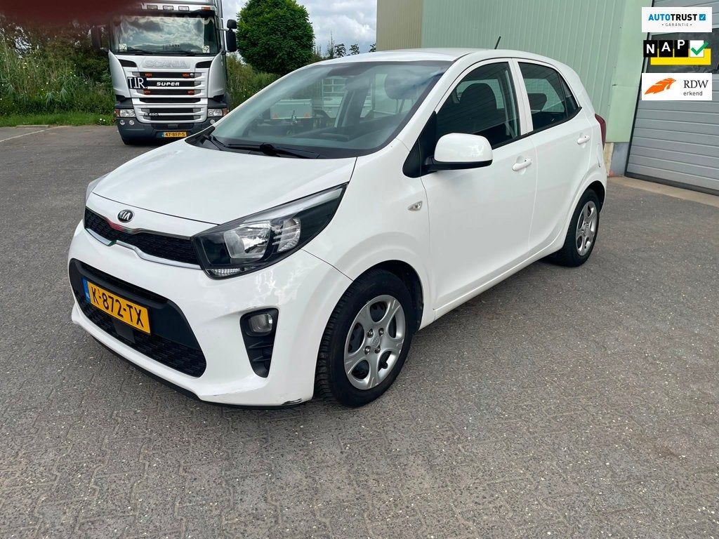 Kia Picanto 1.0 DPi ComfortLine, Voorwielaandrijving, Gebruikt, 4 stoelen, Wit