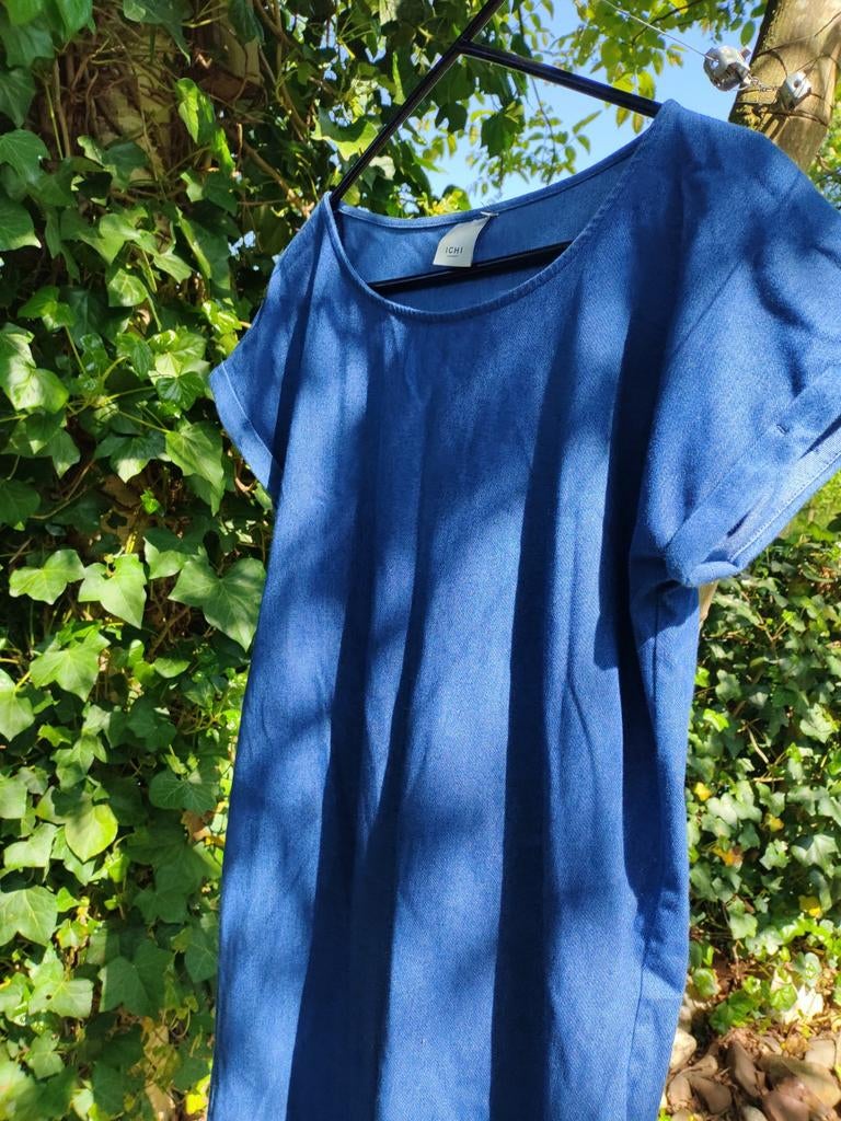 Jeans Jurk, top, overgooier met stretch, Ophalen of Verzenden