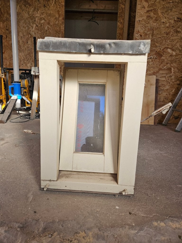 WC of douche raam met kozijn, Ophalen, Gebruikt, Minder dan 75 cm, Overige typen