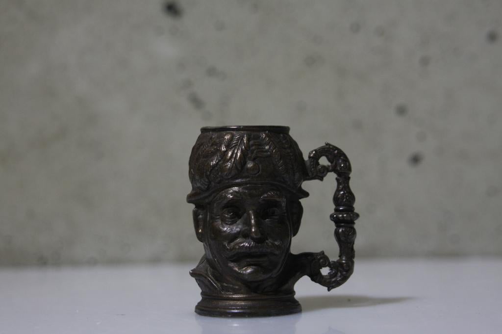 Antieke Toby Jug – Brons – Russische militair – Generaal, Antiek en Kunst, Ophalen of Verzenden, Brons