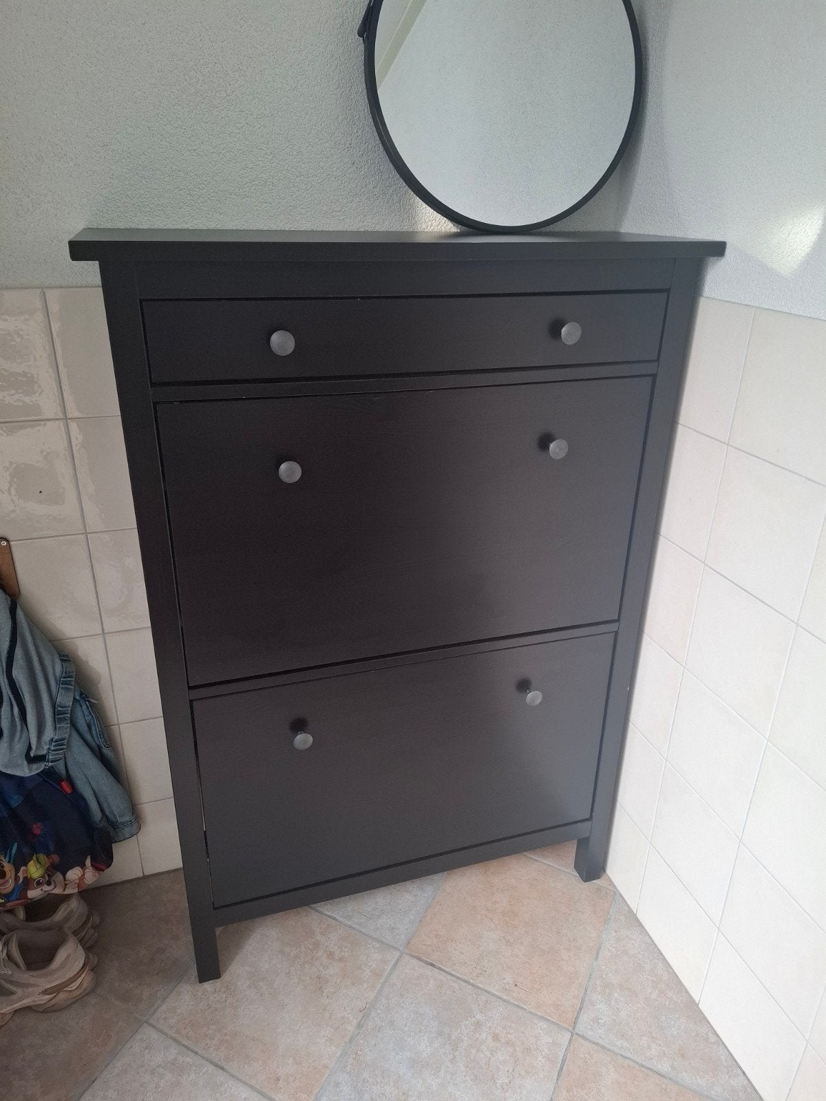 Schoenenkast Ikea Hemnes, Huis en Inrichting, Kasten | Schoenenkasten, Ophalen, Gebruikt