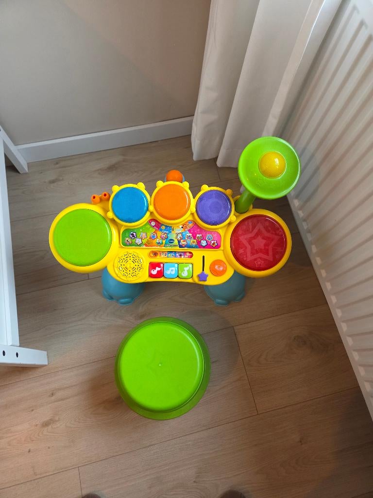 Vtech drumstel, Kinderen en Baby's, Ophalen, Zo goed als nieuw, 2 tot 4 jaar