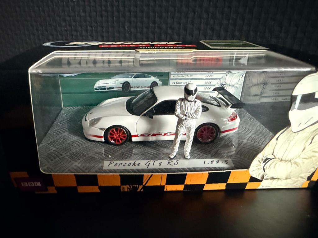 Porsche GT3 RS Modelauto met Figuur - Top Gear Editie, Overige merken, 1:50 of kleiner, Auto, Nieuw
