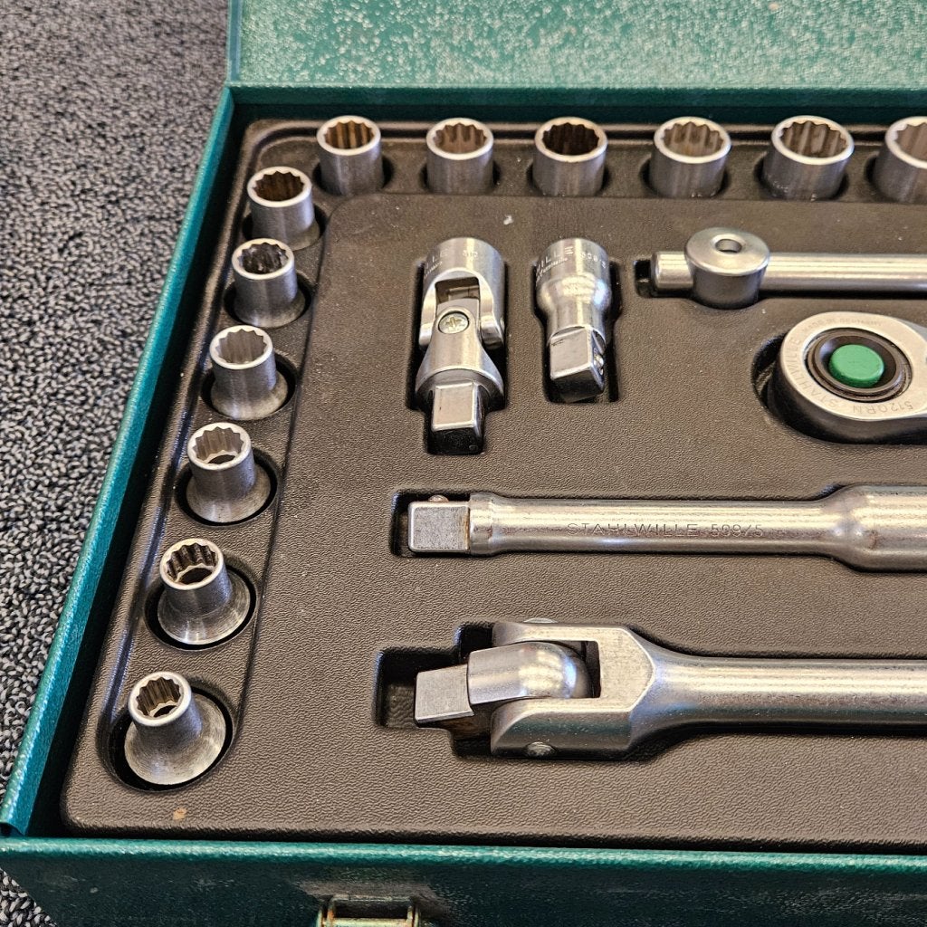 Stahlwille 50/19/7 (96030142) Doppenset 19-delig 1/2" drive, Doe-het-zelf en Verbouw, Gereedschap | Handgereedschap, Stahlwille
