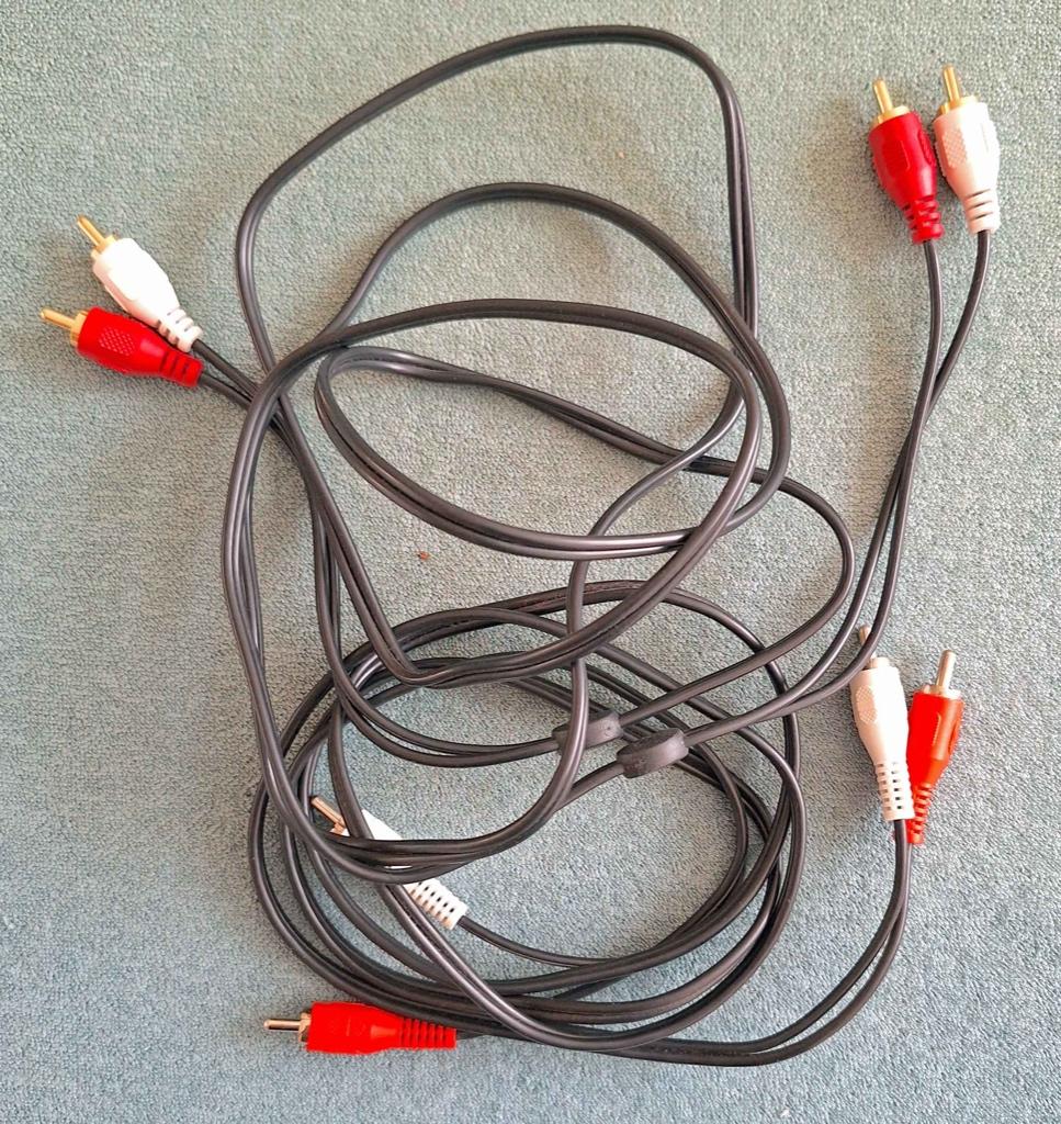 RCA audiokabel (tulpstekker), Ophalen of Verzenden, Gebruikt, Minder dan 2 meter, Interlink-kabel