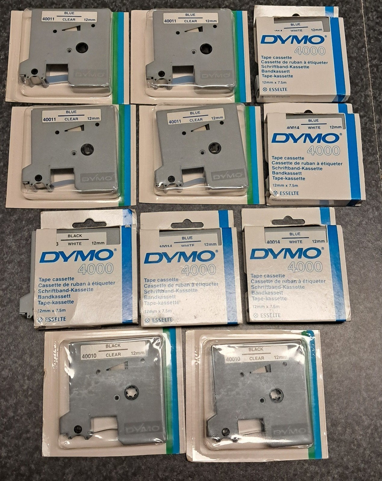 11x DYMO 4000 labeltape NIEUW, Computers en Software, Ophalen of Verzenden, Nieuw, Tape-label, Dymo