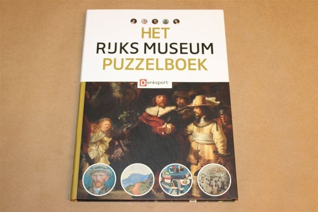 Het Rijksmuseum Puzzelboek Denksport — Kunst, Quiz & Weetjes, Ophalen of Verzenden, Zo goed als nieuw, Overige onderwerpen