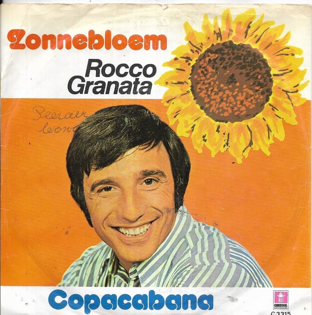 Rocco Granata-Zonnebloem, Gebruikt, 7 inch, Nederlandstalig, Fotohoes