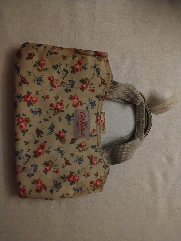 Cath Kidston handtas bloemenpatroon, Ophalen of Verzenden, Zo goed als nieuw, Handtas