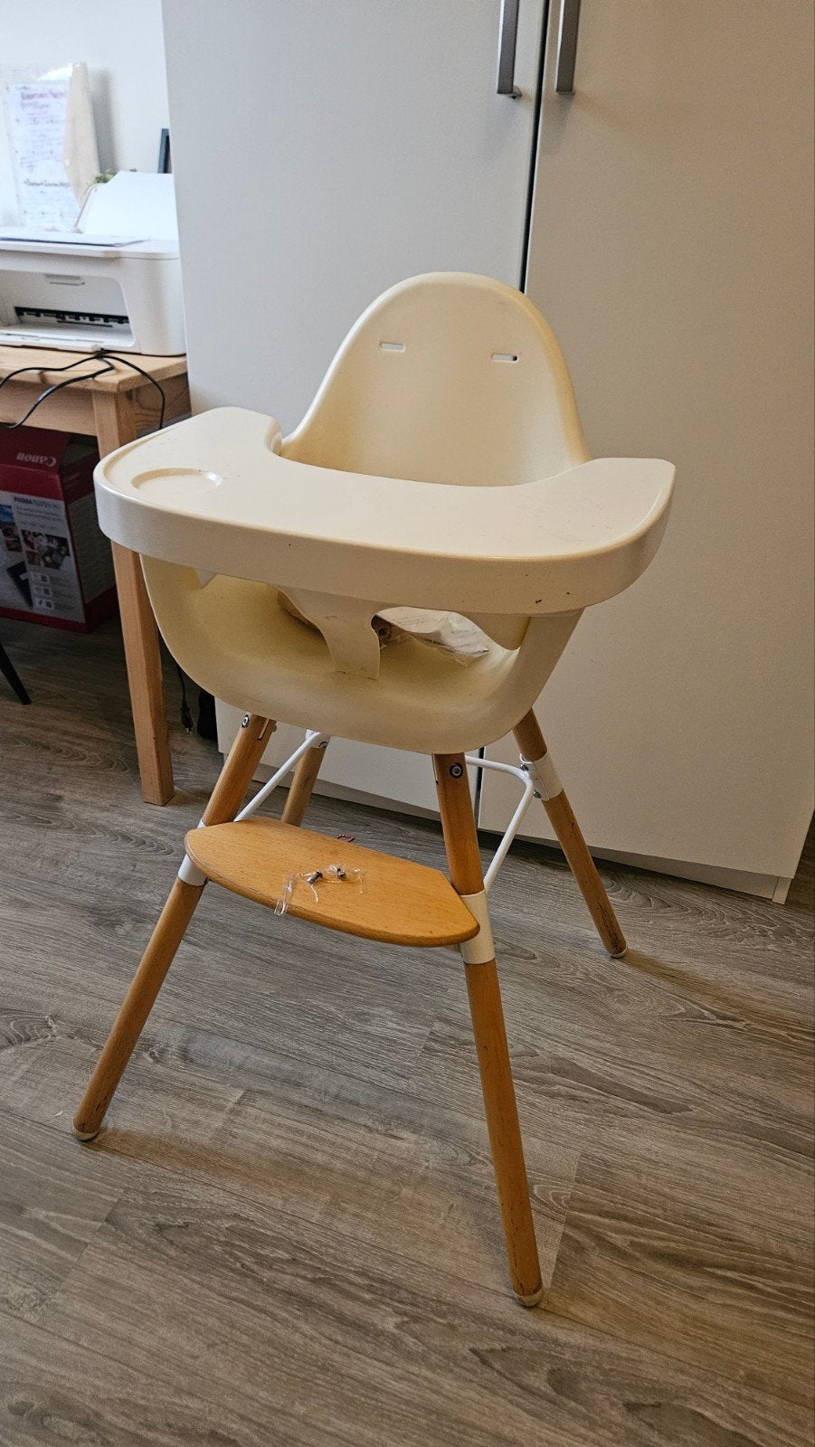 Kinderstoel - Childhome Evolu 2  (excl. gespen), Kinderen en Baby's, Kinderstoelen, Ophalen, Gebruikt, Meegroeistoel, Afneembaar eetblad