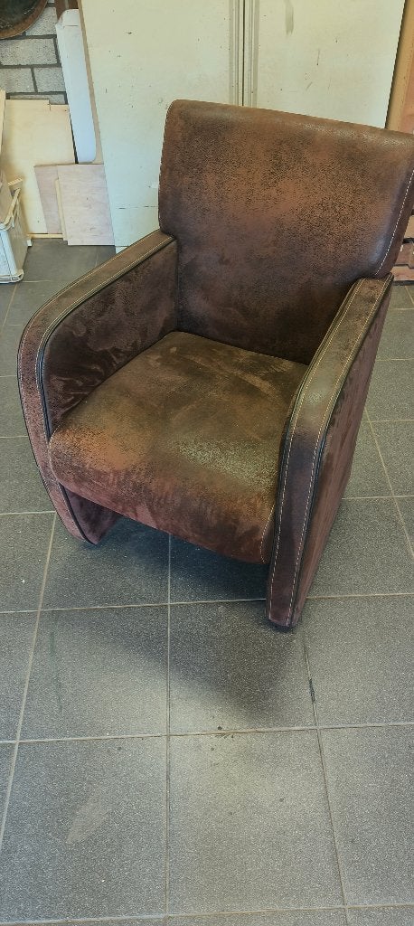 Stoelen, Ophalen, Gebruikt, Bruin, Stof
