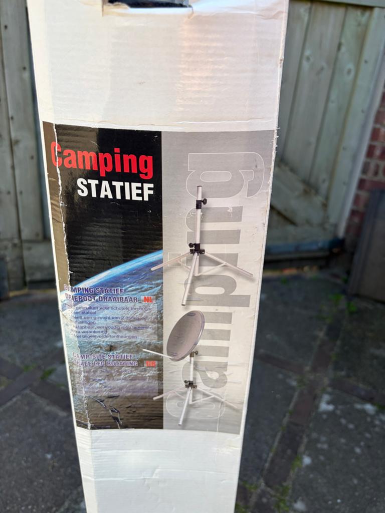 Camping Statief DriePoot Draaibaar - met doos, Caravans en Kamperen, Ophalen of Verzenden, Gebruikt