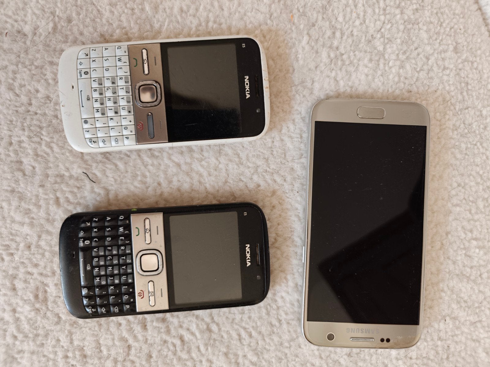 Drie telefoons Nokia/ samsung, Ophalen of Verzenden, Gebruikt, Zwart