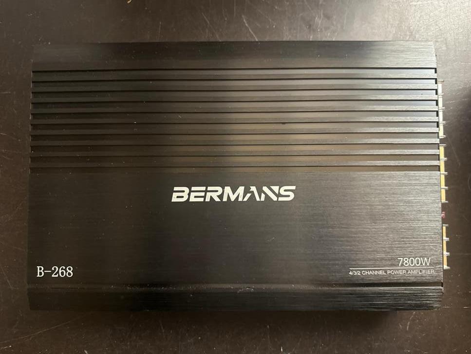 BERMANS B-268 7800W 4-kanaals versterker, Overige merken, Overige systemen, ., Nieuw