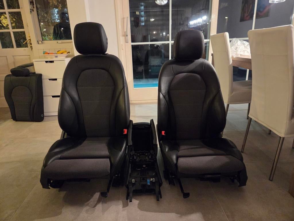 Mercedes W205 Stoelen, Middenconsole & Vloermatten, Ophalen, Gebruikt, Mercedes-Benz