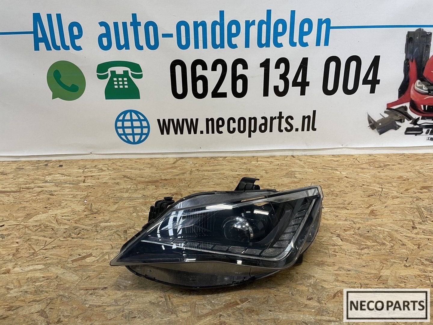 SEAT IBIZA 6J XENON LED KOPLAMP LINKS 6J1941007L ORIGINEEL, Auto-onderdelen, Verlichting, Gebruikt, -, -, Ophalen of Verzenden