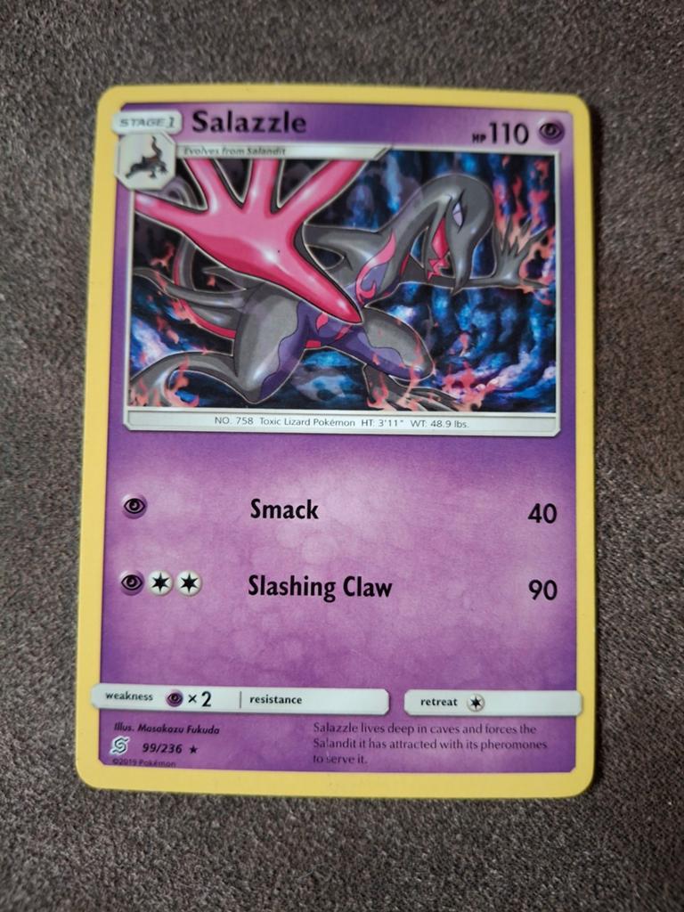 Pokémon Kaart Salazzle 99/236 - Losse Kaart, Ophalen of Verzenden, Zo goed als nieuw, Losse kaart