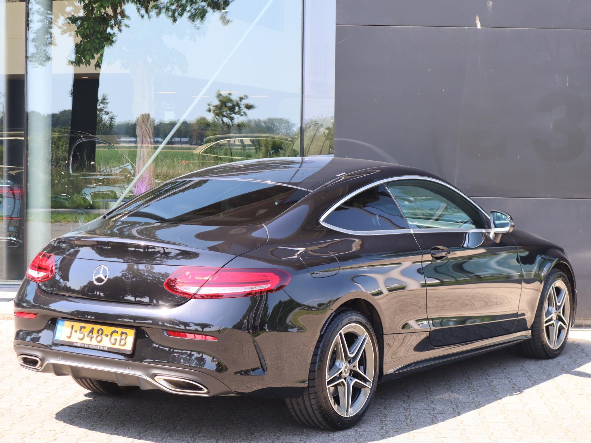 Mercedes-Benz C-klasse Coupé 180 Premium Plus Pack, Auto's, Euro 6, 4 stoelen, Zwart, C-Klasse