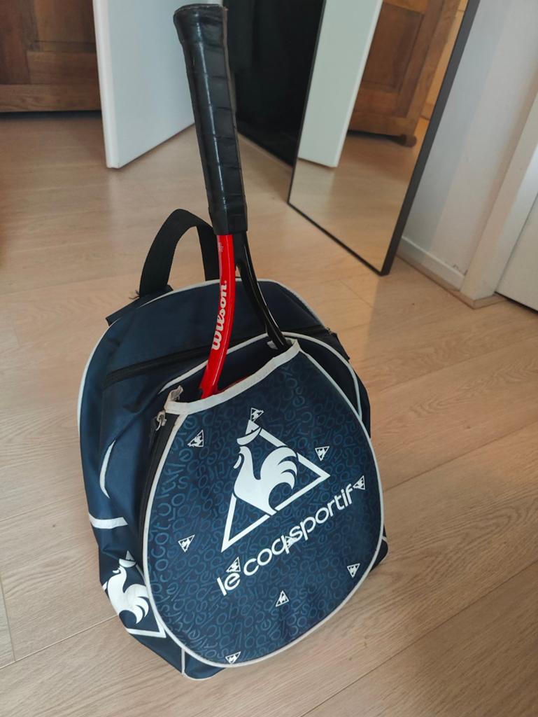 Tennisracket + tas kinder gripmaat, Ophalen, Racket, L00
