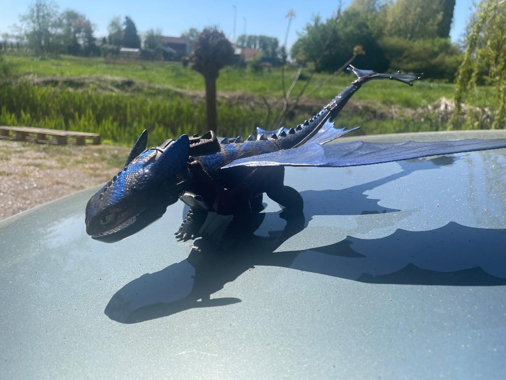 Toothless draak helleveeg draak, Disney, Met licht, Overige typen, Blauw