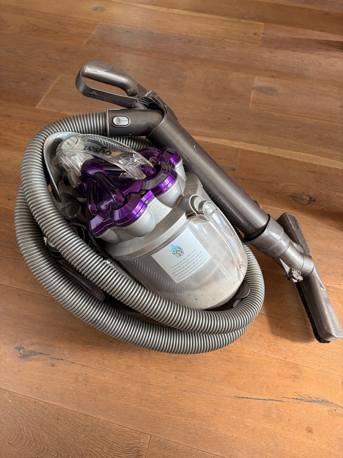 Dyson stofzuiger met HEPA filter en sterke zuigkracht